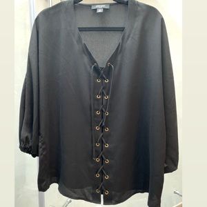 Nine West Black Blouse